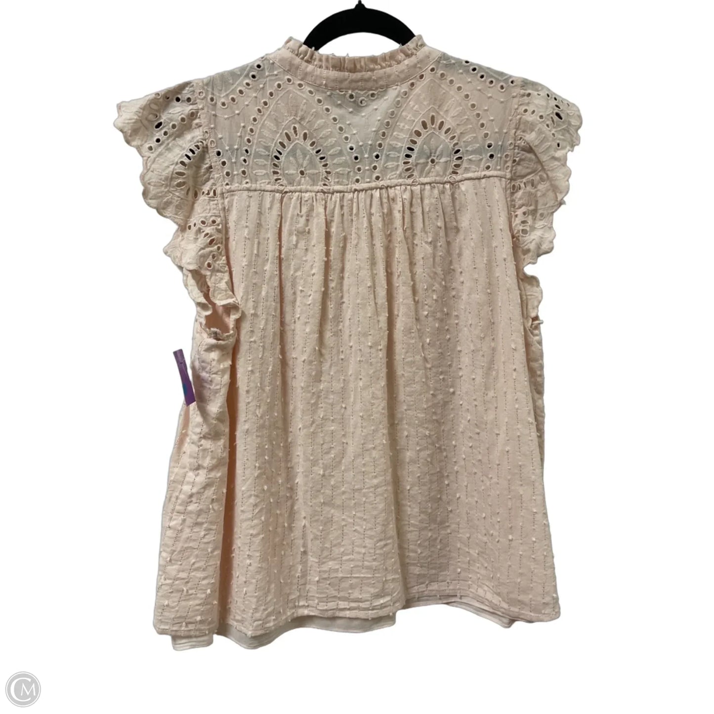 Top Sleeveless By Daniel Rainn In Pink, Size: L