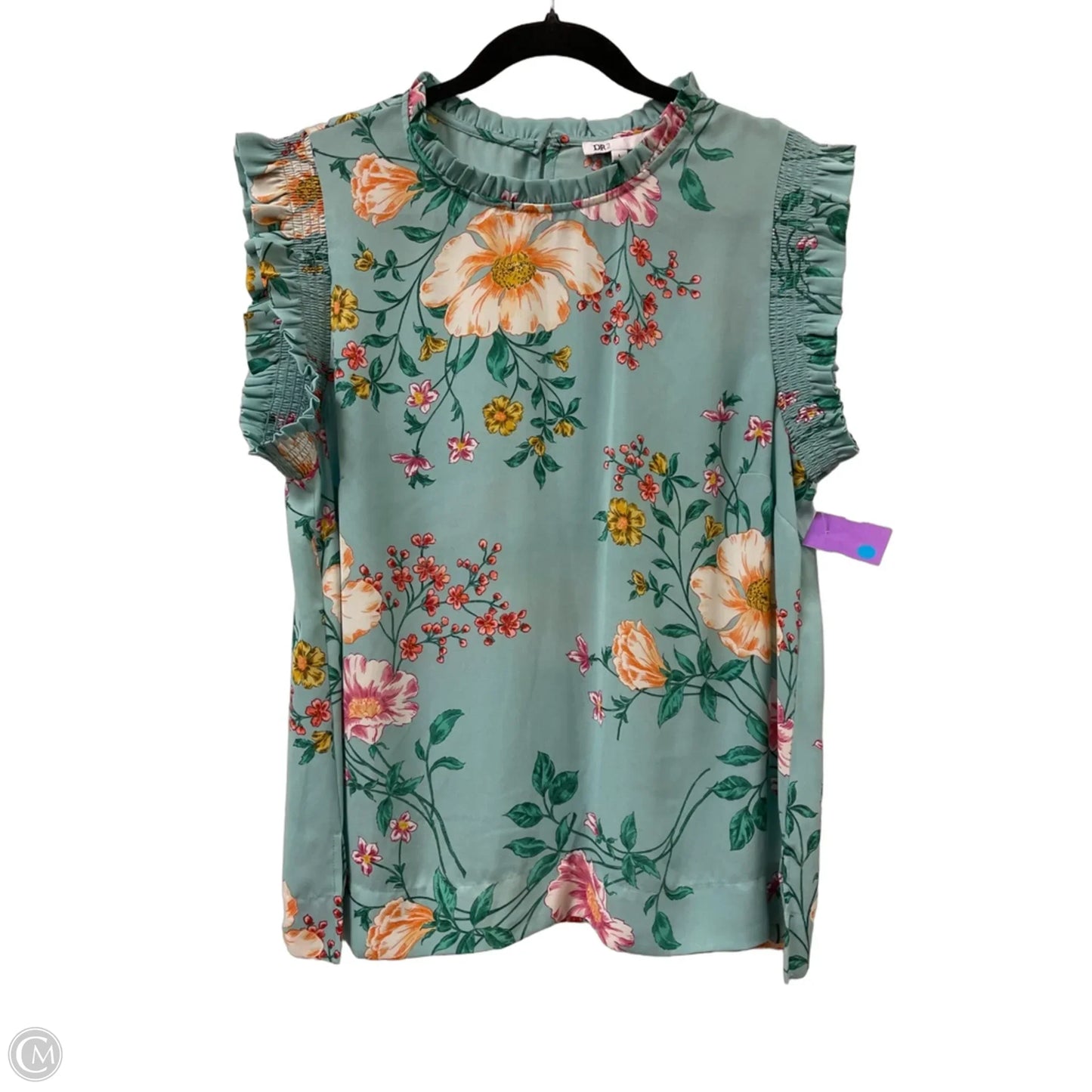 Top Sleeveless By Dr2 In Blue, Size: L