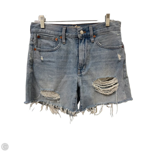 Shorts By Madewell In Blue Denim, Size: 2