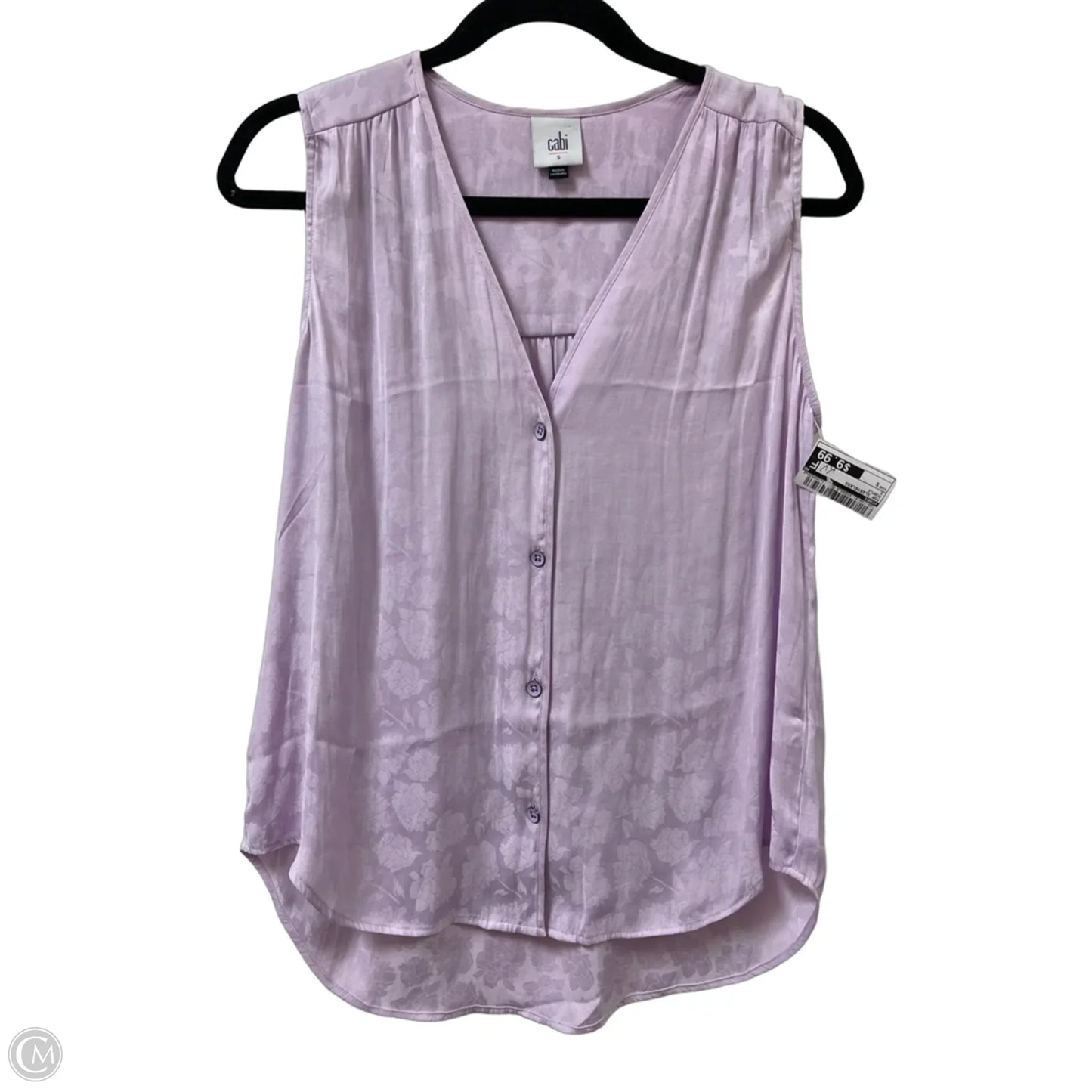 Top Sleeveless By Cabi In Purple, Size: S