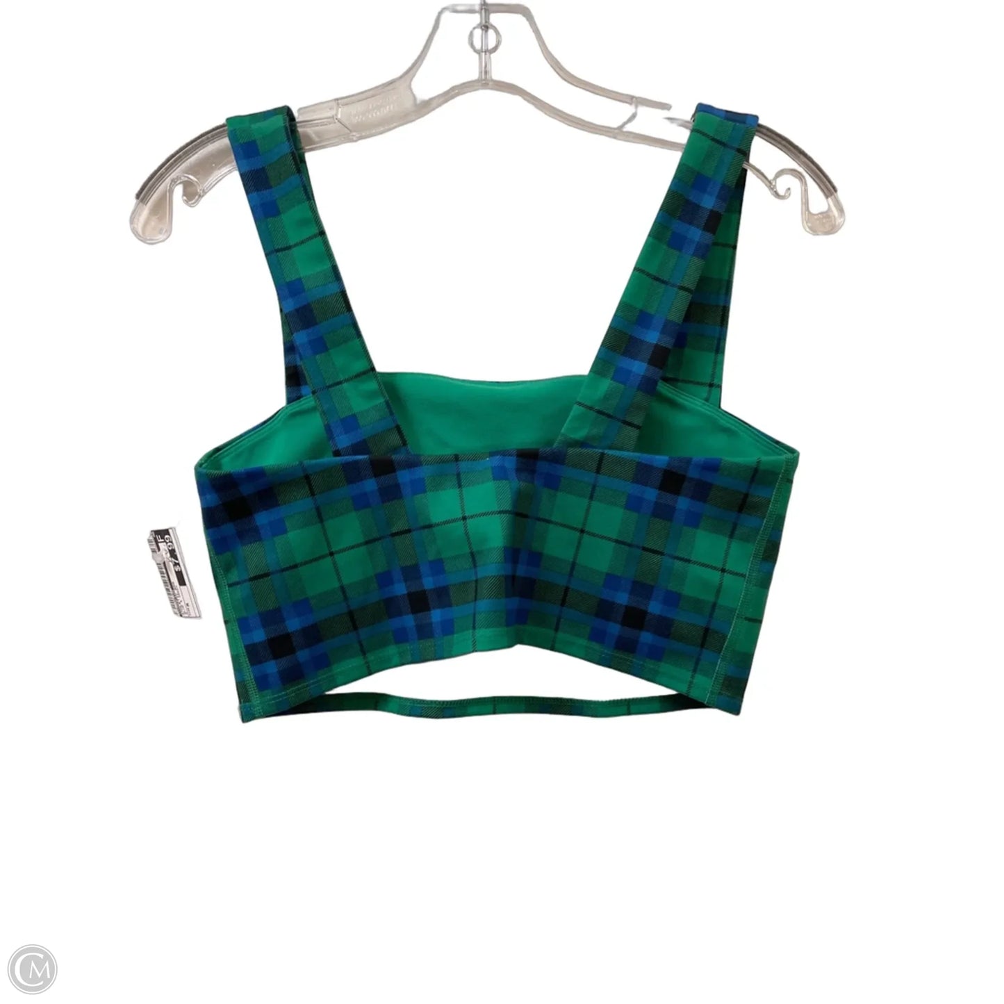 Athletic Bra By Champion In Blue & Green, Size: M