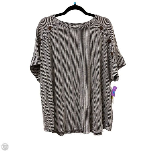 Top Short Sleeve By West Bound In Navy, Size: Xl
