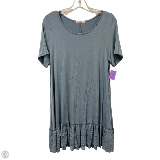 Tunic Short Sleeve By Easel In Blue, Size: L