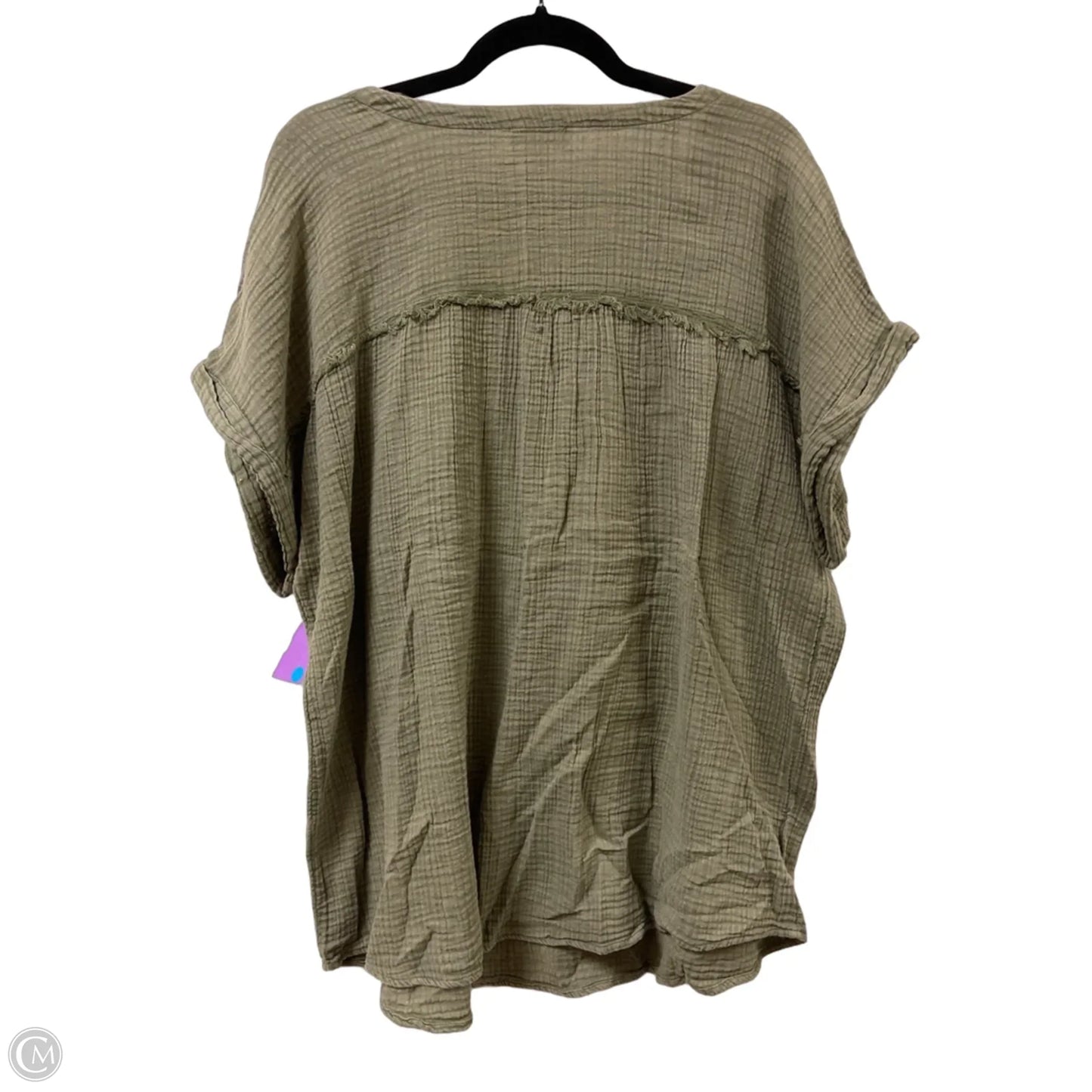 Top Short Sleeve By West Bound In Green, Size: Xl