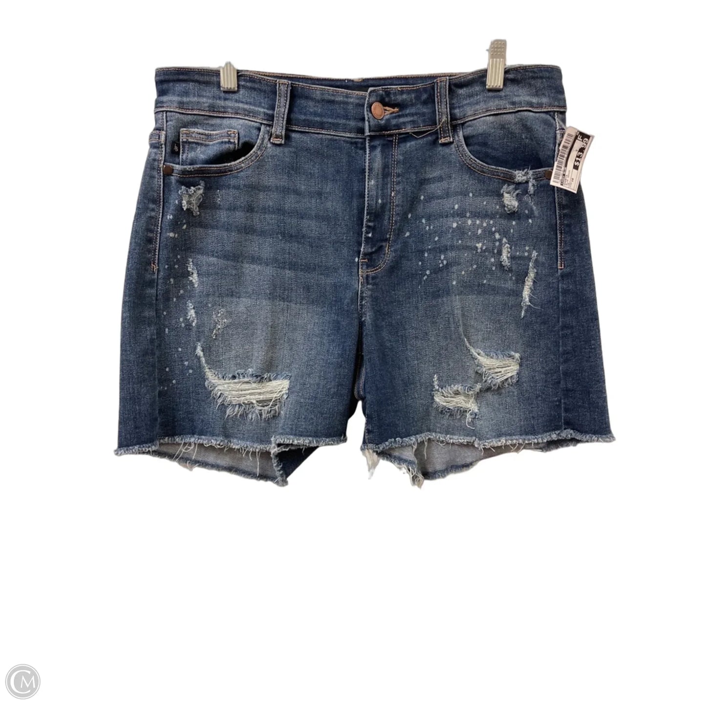 Shorts By Judy Blue In Blue Denim, Size: 16