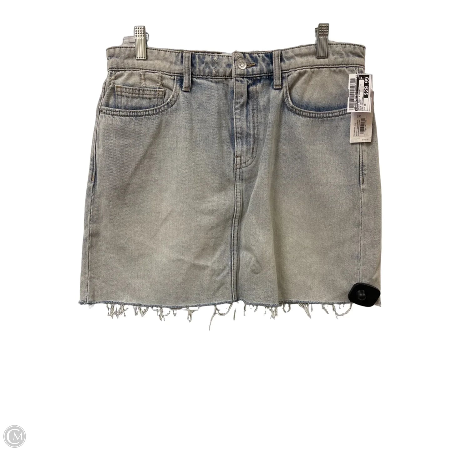 Skirt Mini & Short By Current/elliott In Blue Denim, Size: 10