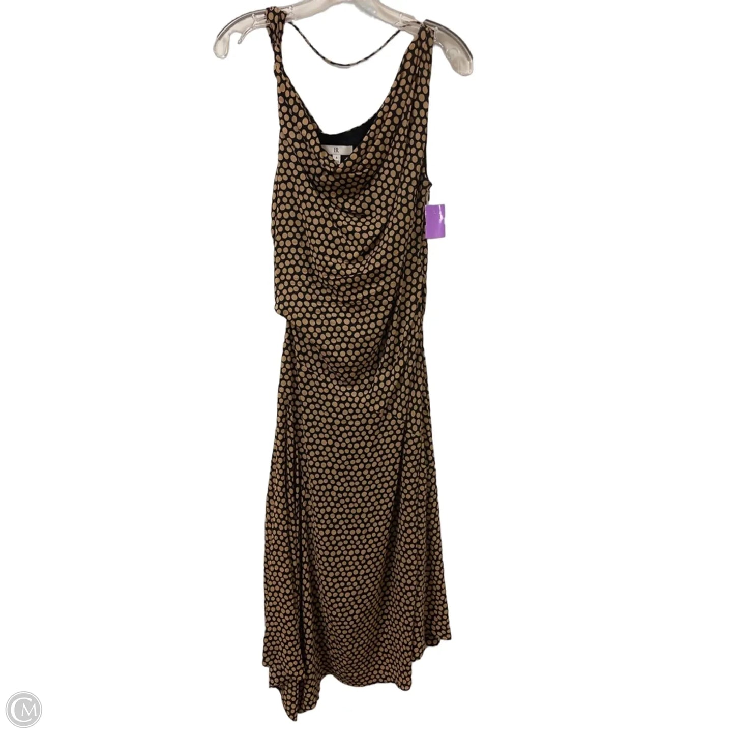 Dress Party Long By Banana Republic In Black & Tan, Size: S