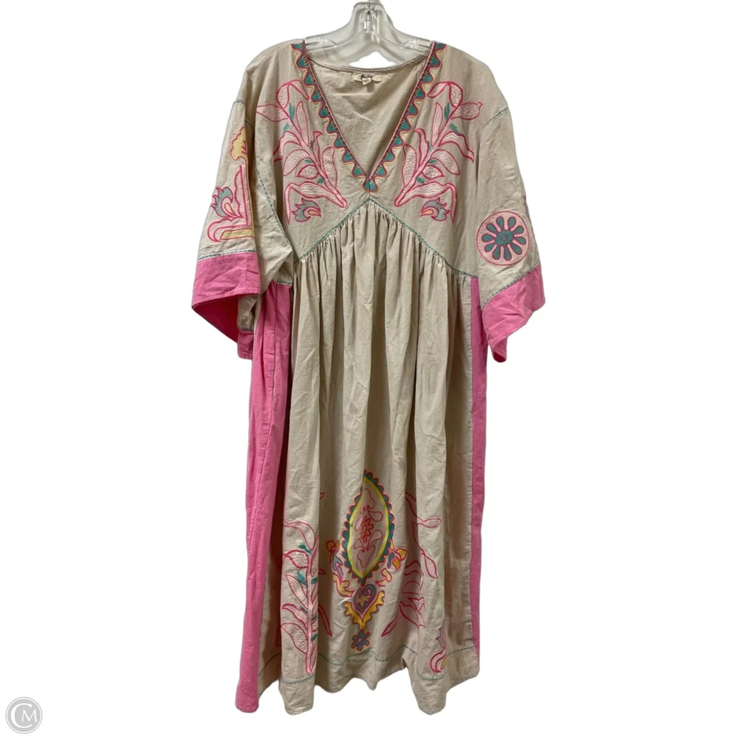 Dress Casual Maxi By Clothes Mentor In Cream, Size: Xl