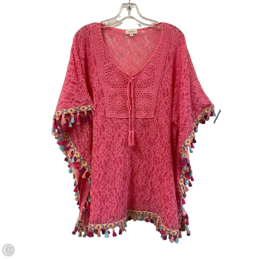 Swimwear Cover-up By Clothes Mentor In Pink, Size: Osfm