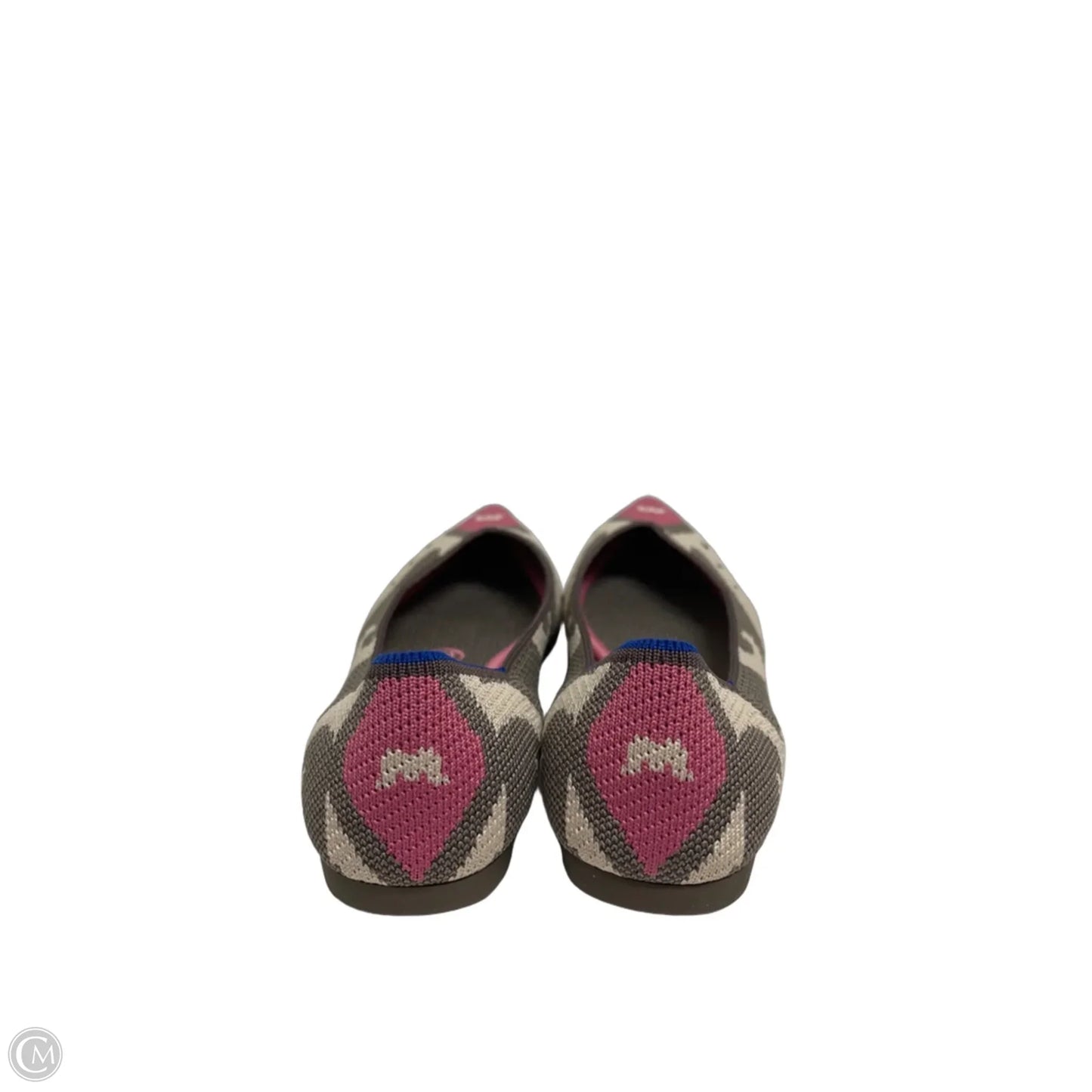 Shoes Flats By Rothys In Cream & Pink, Size: 6.5