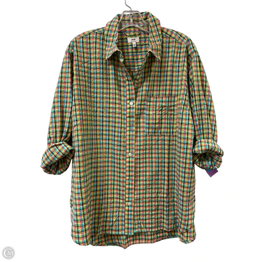 Tunic Long Sleeve By Aerie In Multi-colored, Size: S