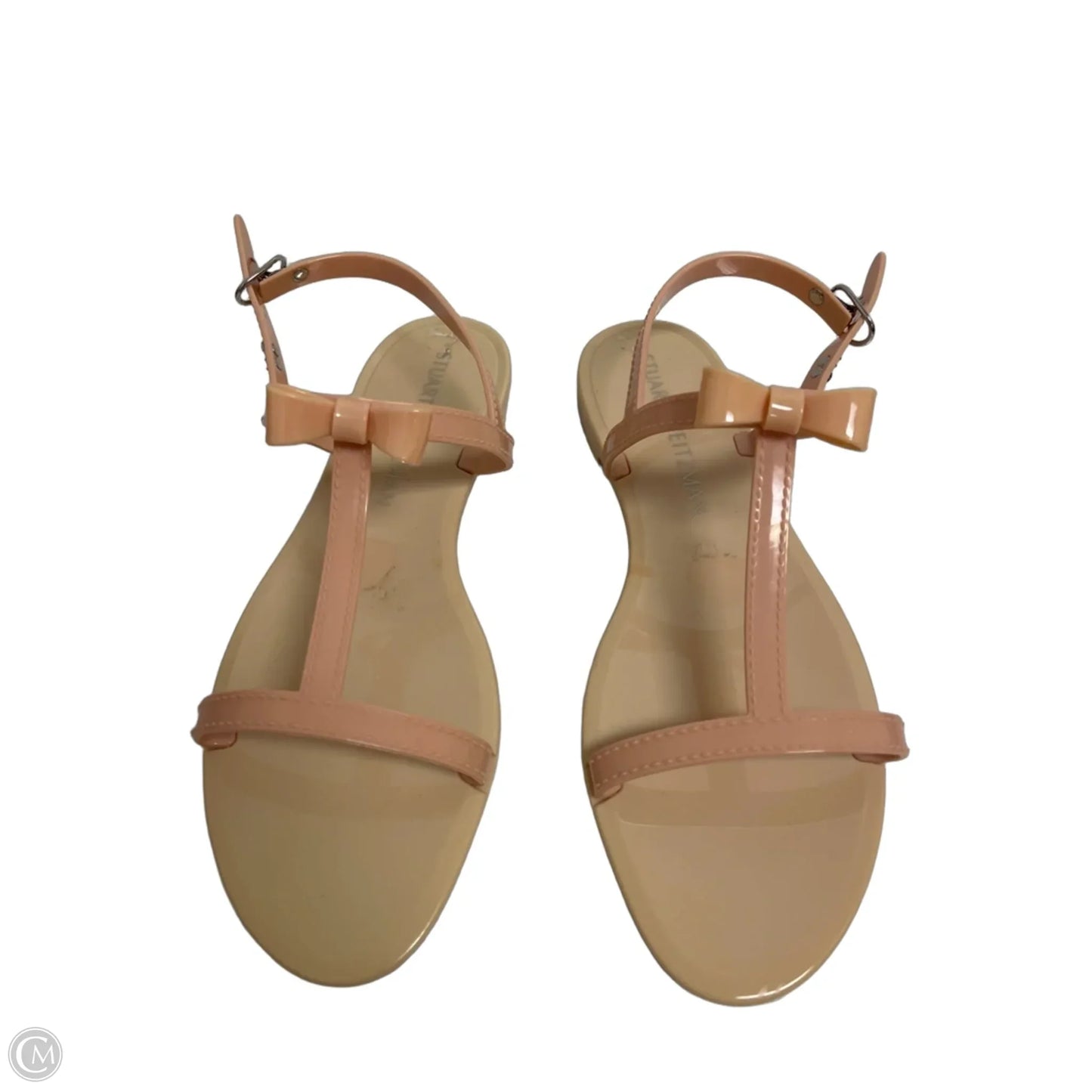 Sandals Designer By Stuart Weitzman In Cream, Size: 11