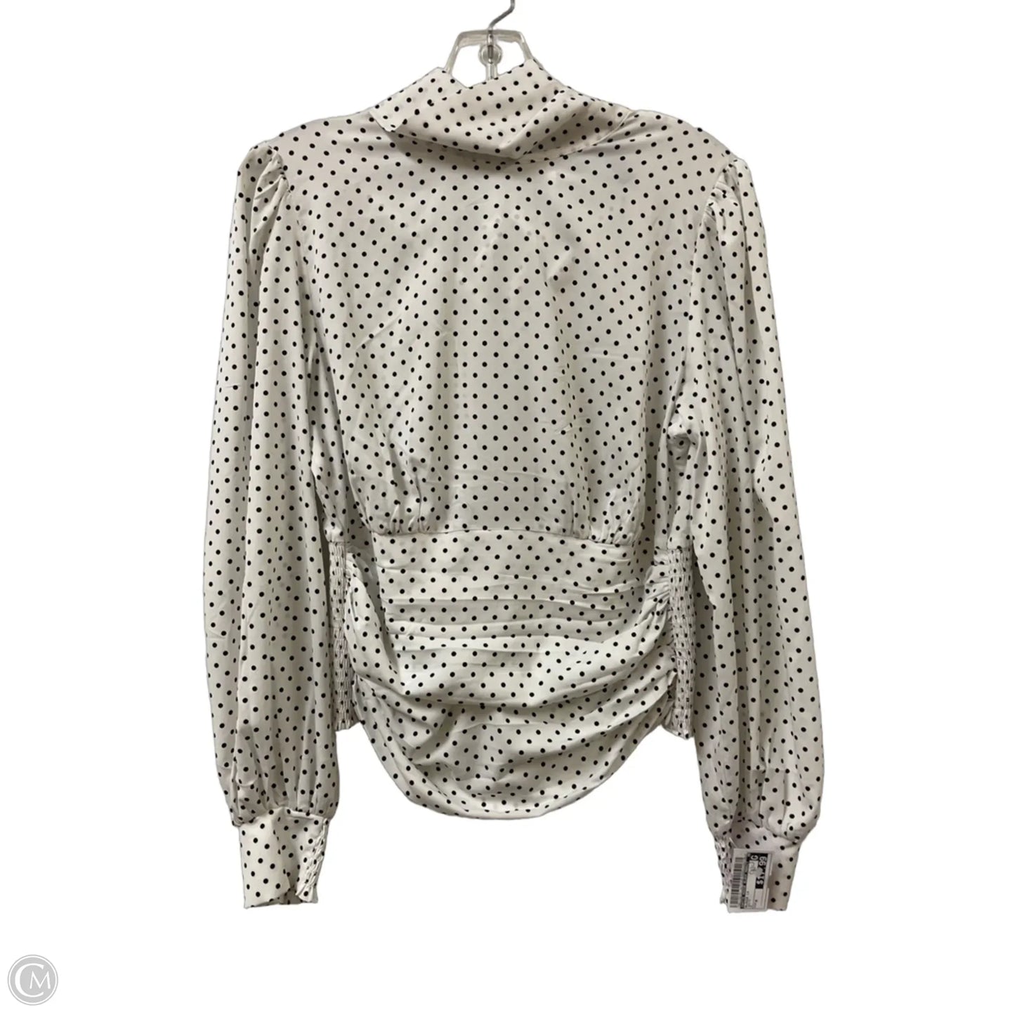 Blouse Long Sleeve By White House Black Market In White, Size: M