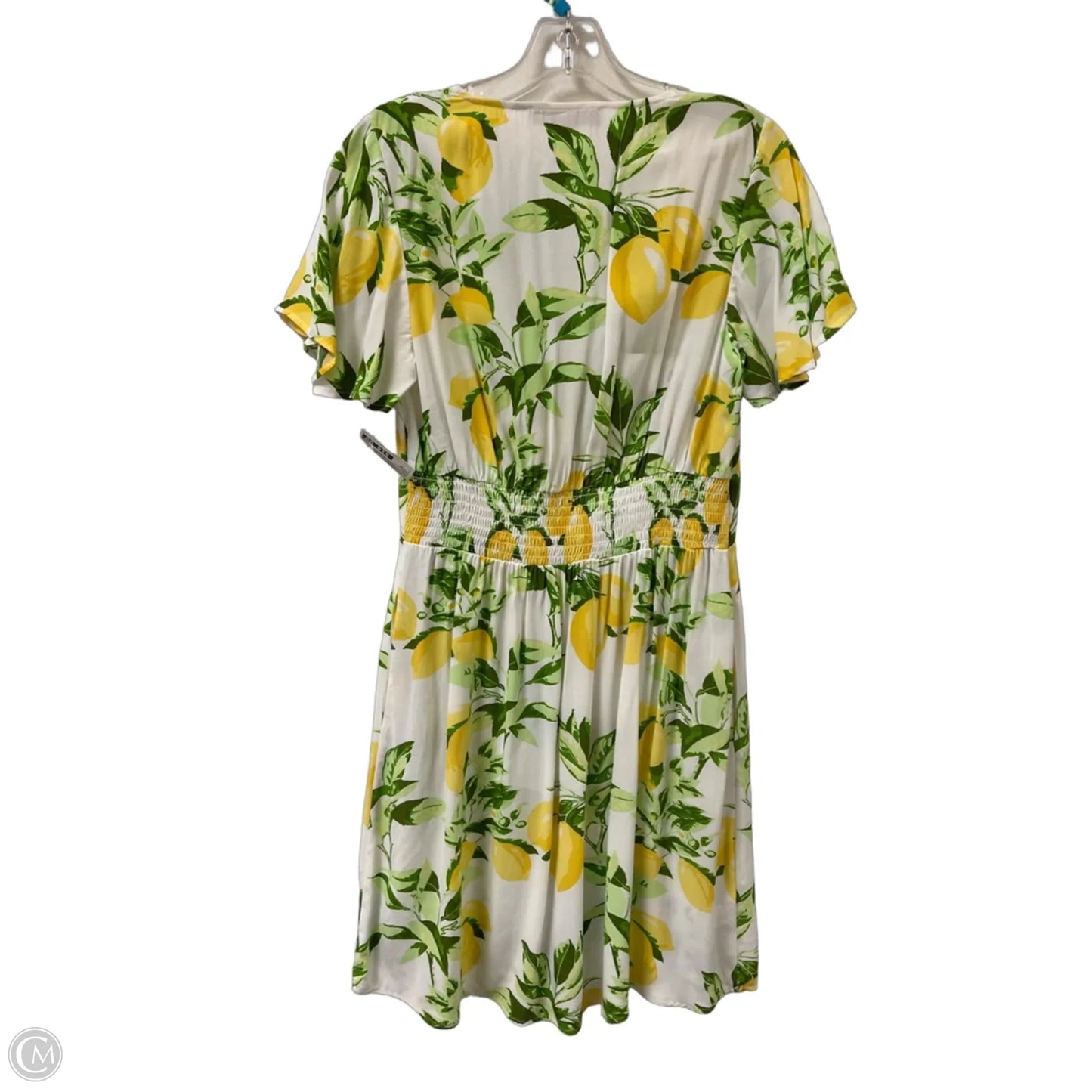 Dress Party Short By Loft In Green & Yellow, Size: Sp