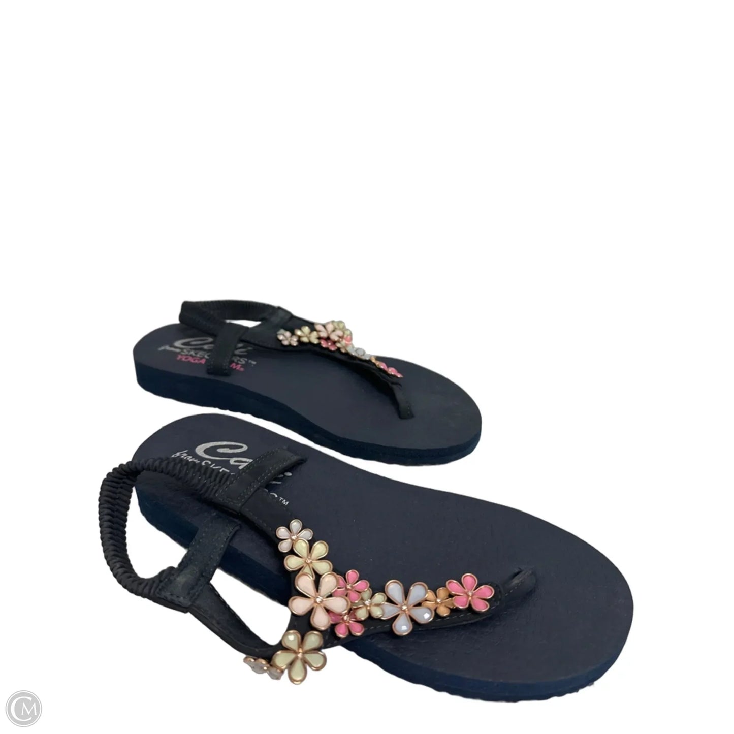 Sandals Flats By Skechers In Navy, Size: 7.5