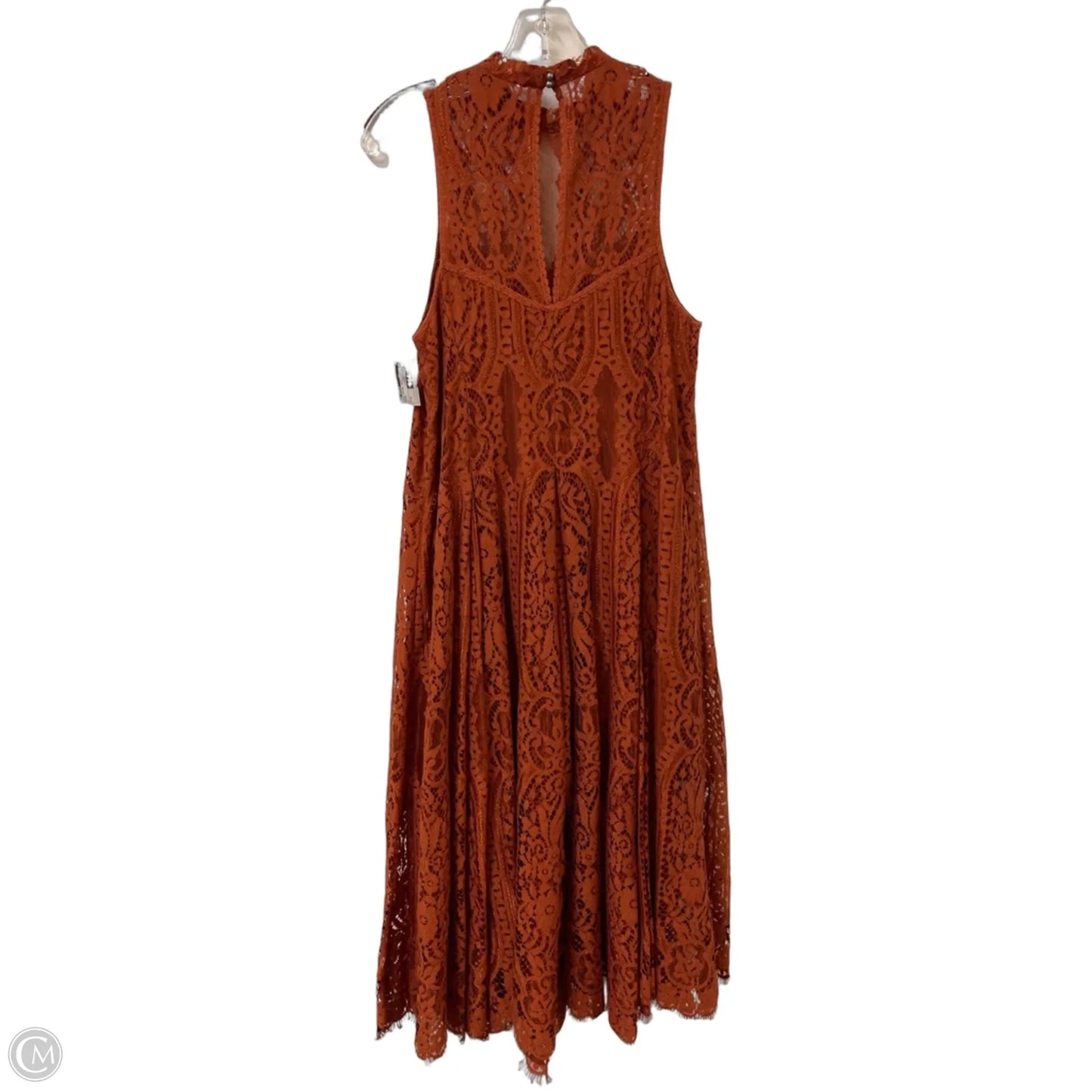 Dress Casual Midi By Free People In Orange, Size: S
