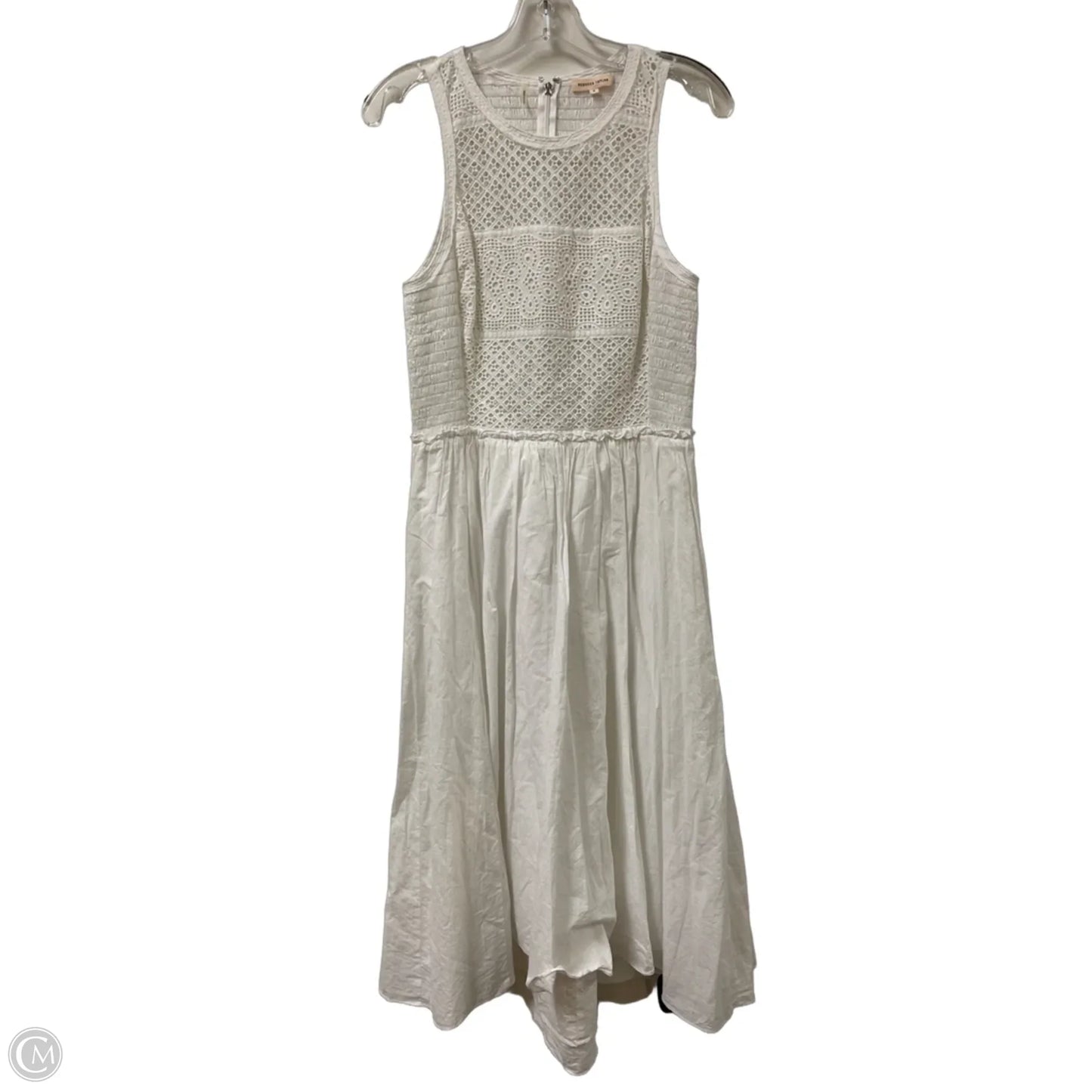 Dress Casual Maxi By Rebecca Taylor In White, Size: M