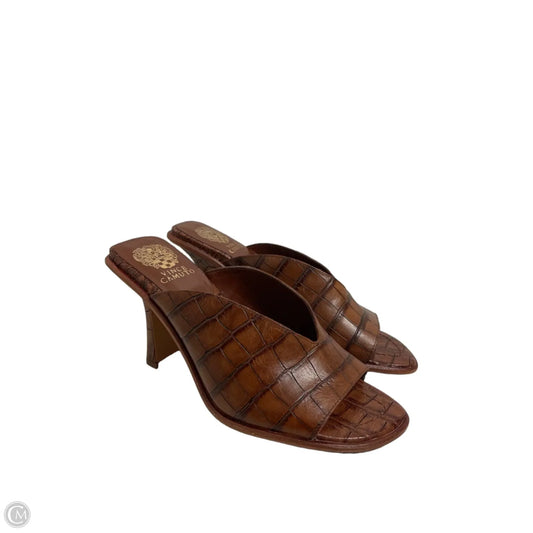 Shoes Heels Stiletto By Vince Camuto In Brown, Size: 9.5