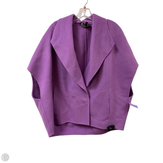 Coat Luxury Designer By St John Collection In Purple, Size: M