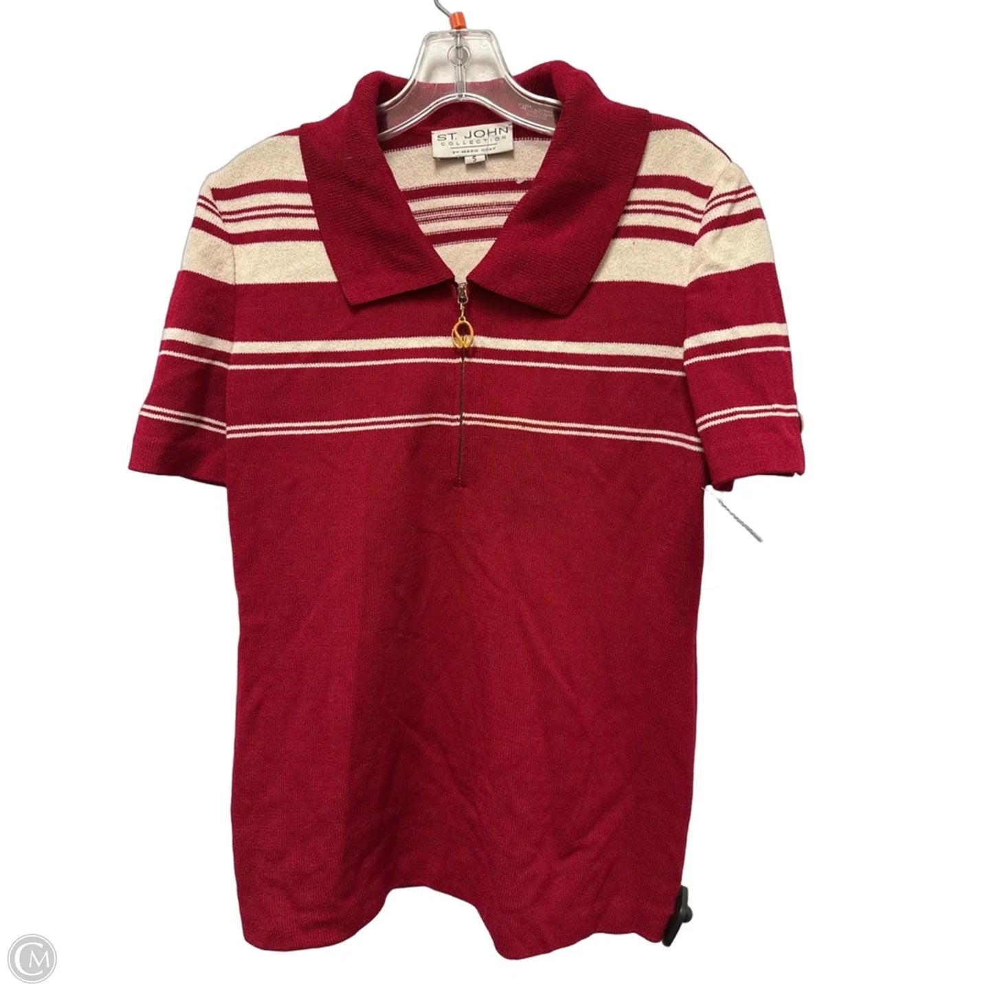 Tunic Luxury Designer By St John Collection In Red, Size: S