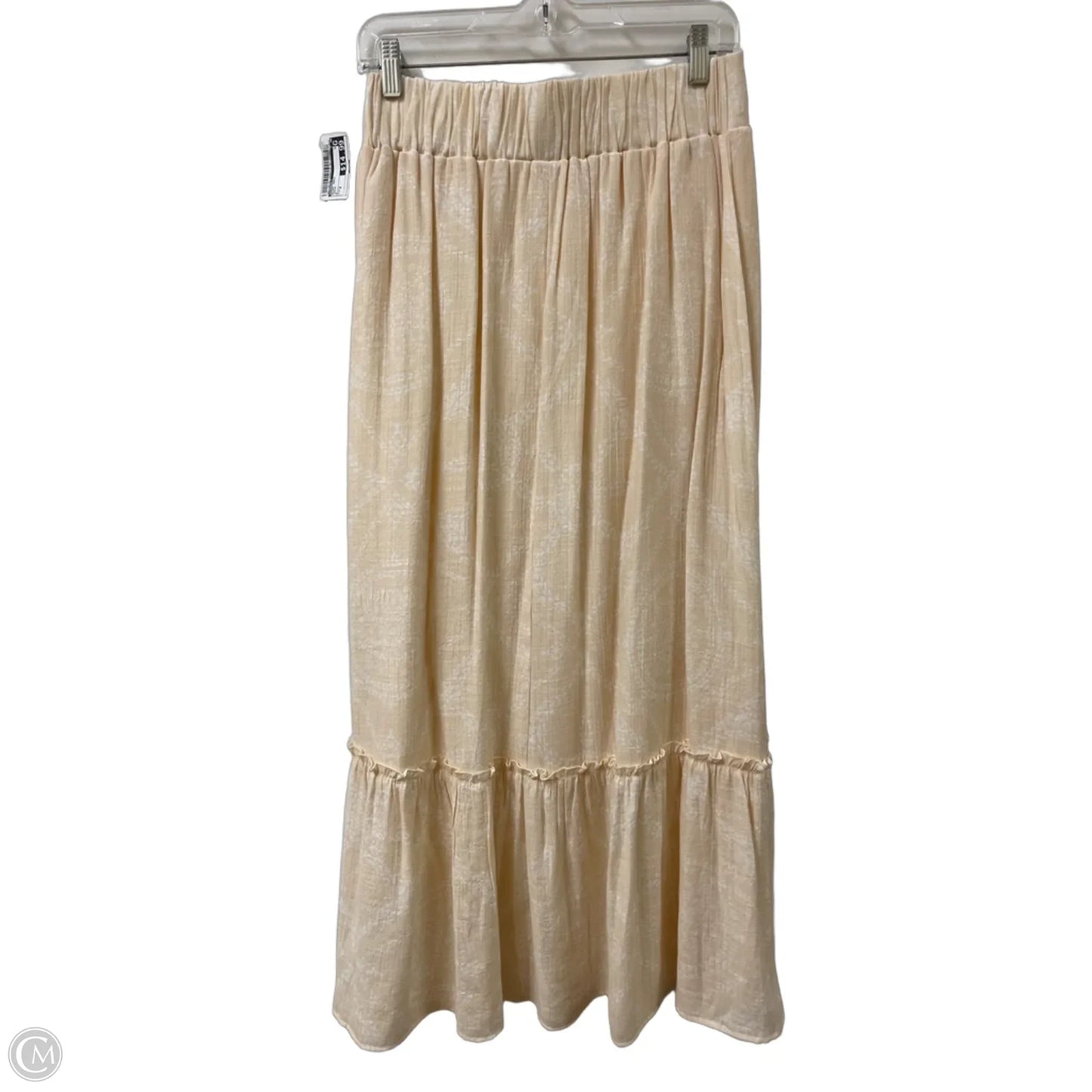 Skirt Maxi By Wonderly In Cream, Size: 8