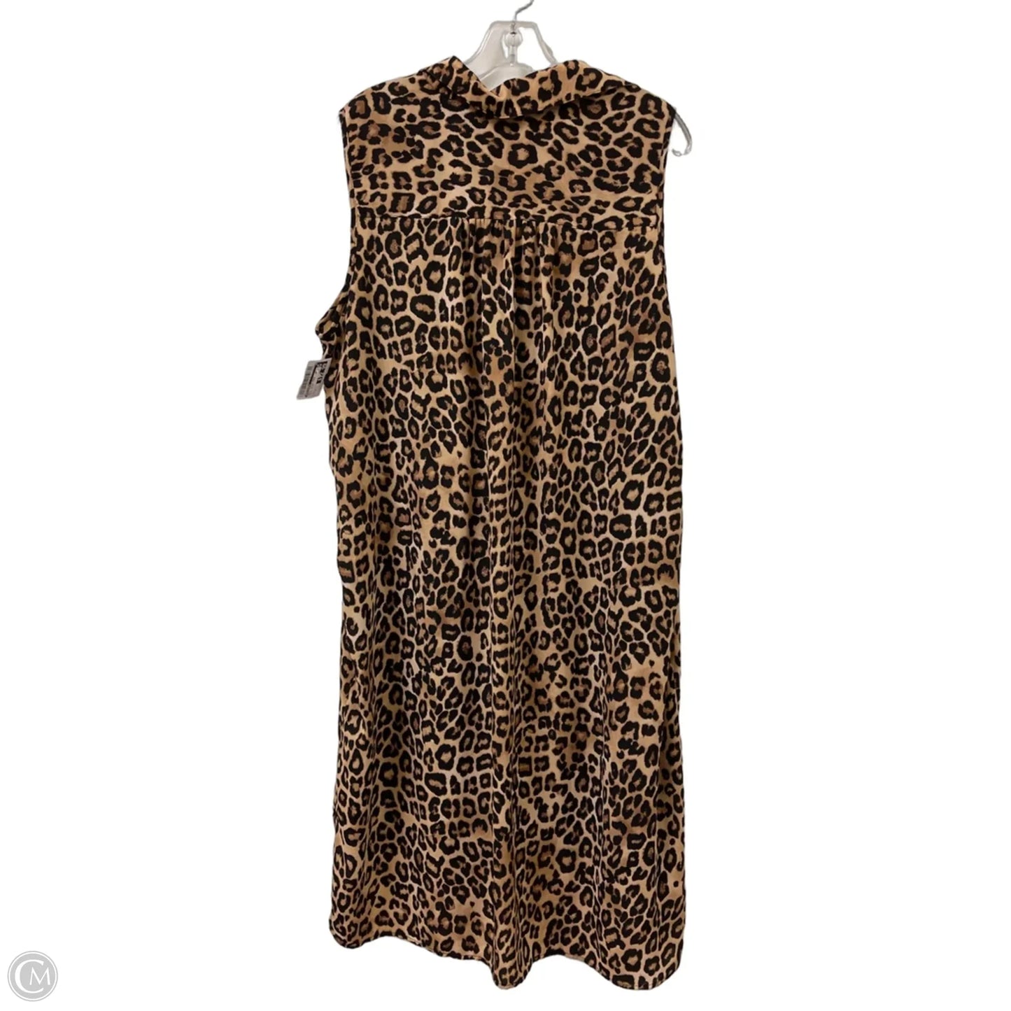 Dress Casual Midi By Philosophy In Animal Print, Size: 1x