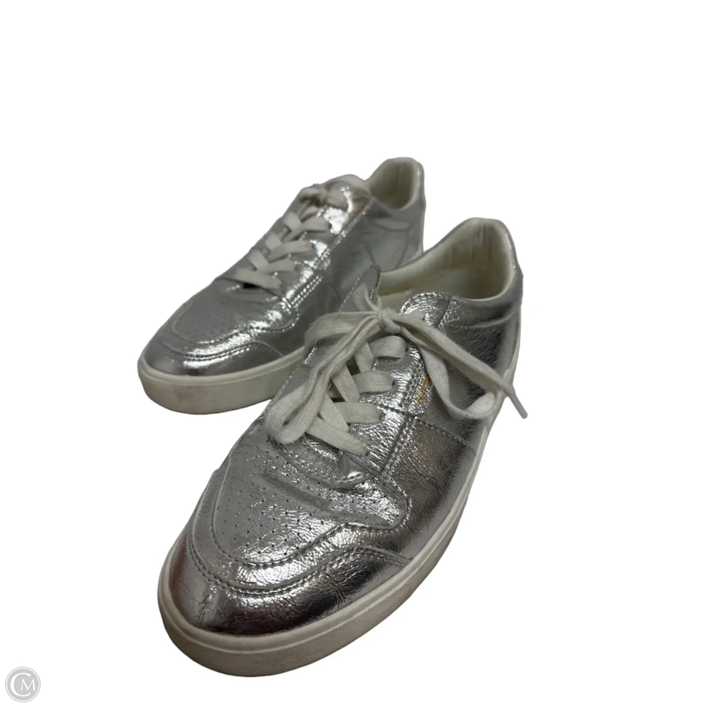 Shoes Sneakers By Sam Edelman In Silver, Size: 9.5
