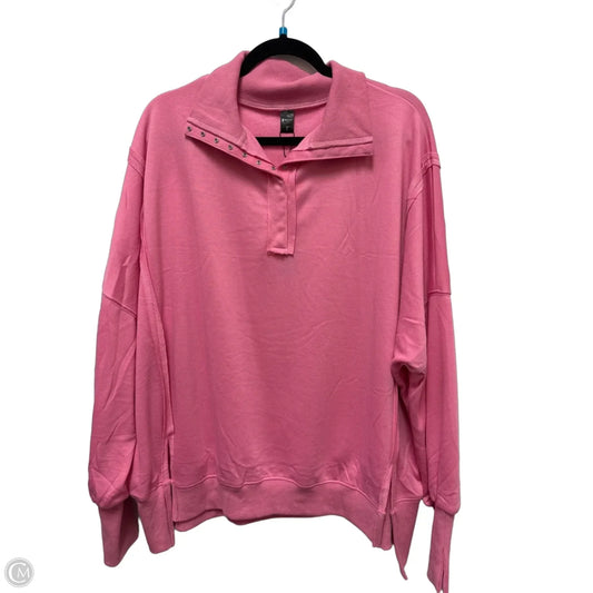 Sweater By Clothes Mentor In Pink, Size: L