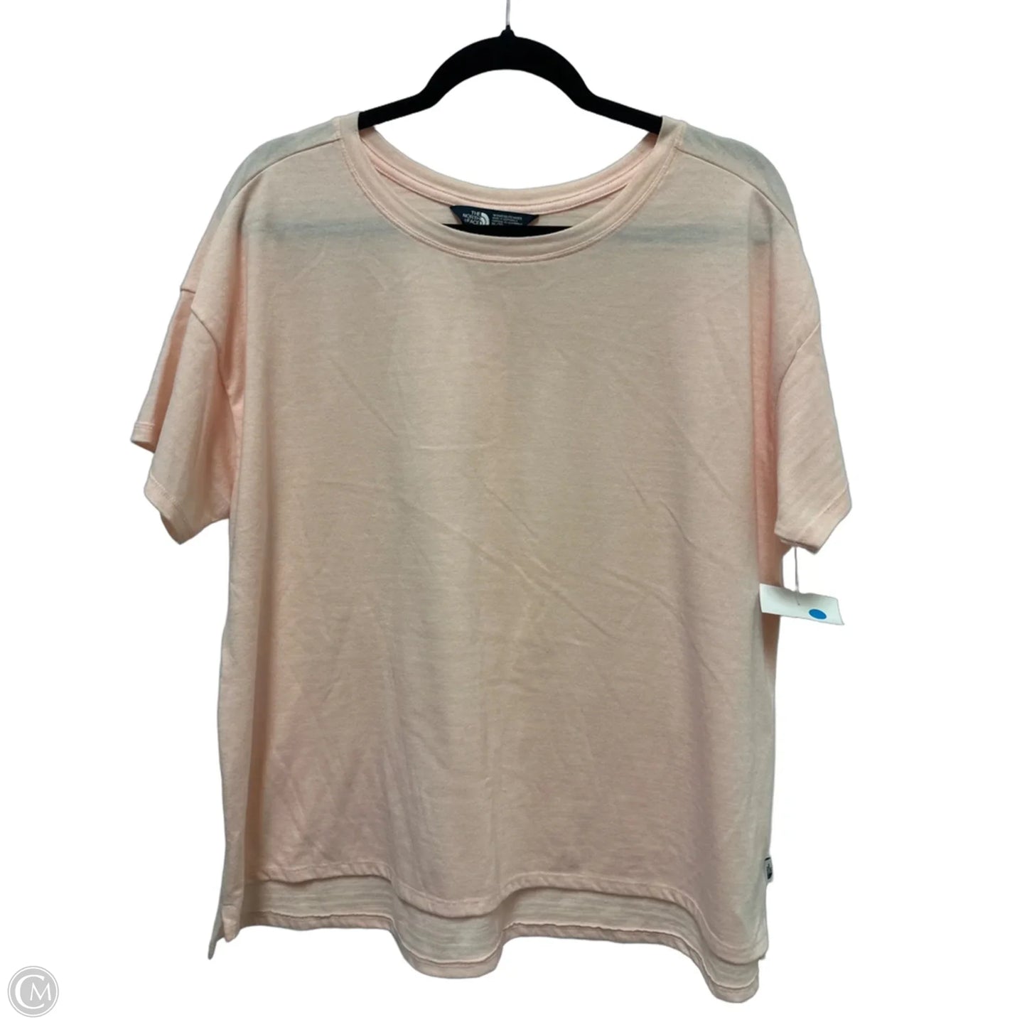 Athletic Top Short Sleeve By The North Face In Pink, Size: Xl