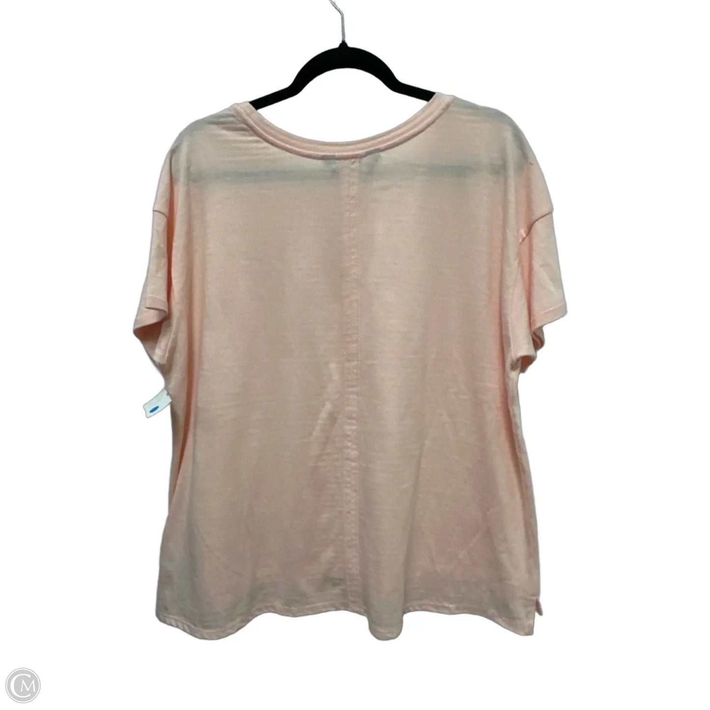 Athletic Top Short Sleeve By The North Face In Pink, Size: Xl