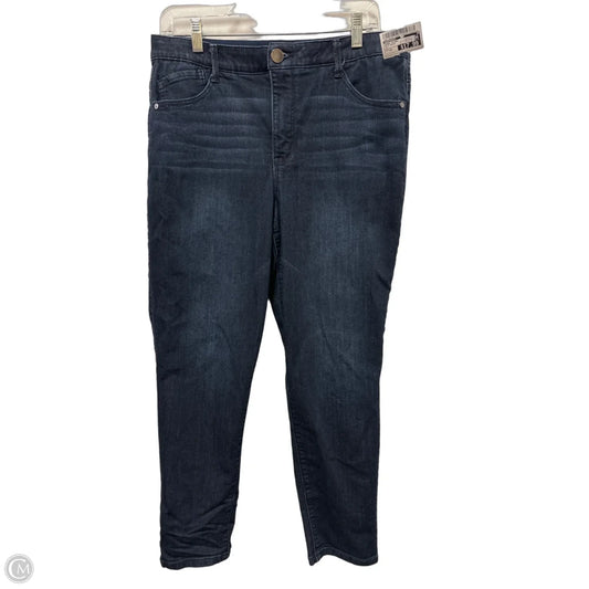 Jeans Skinny By Democracy In Blue Denim, Size: 12