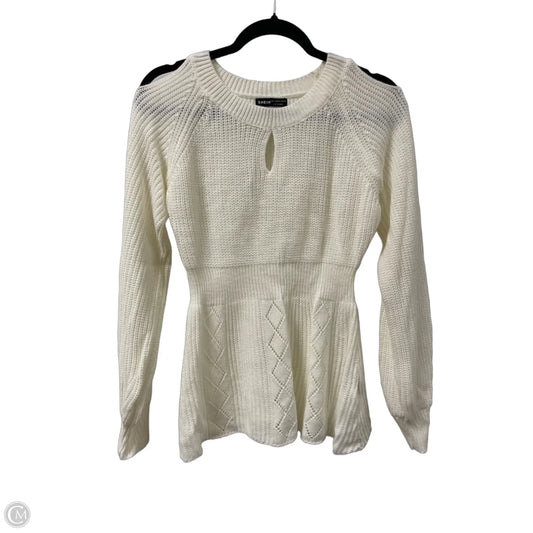 Sweater By Shein In Cream, Size: L