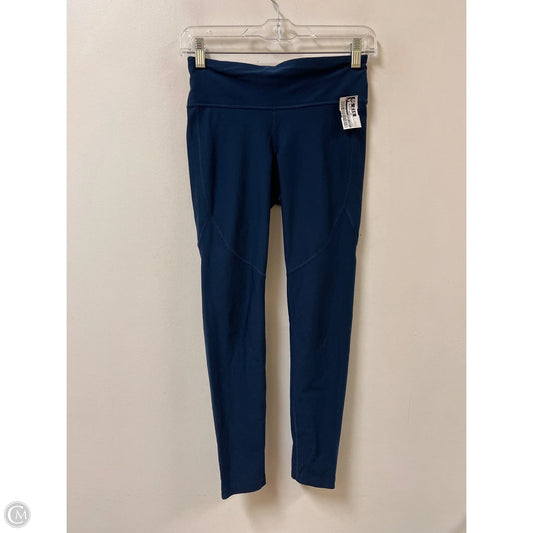 Athletic Leggings By Under Armour In Navy, Size: S