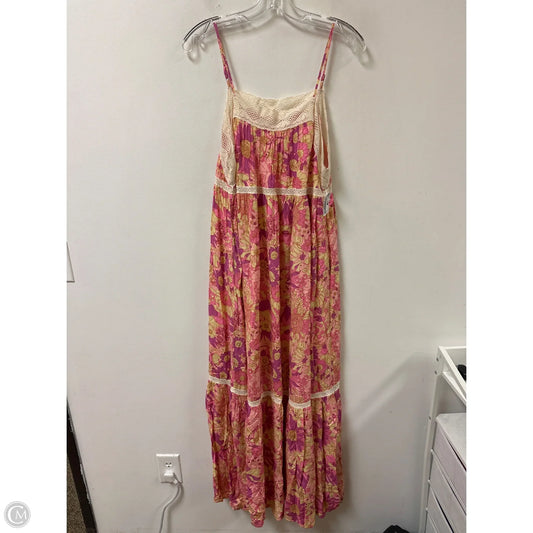 Dress Casual Maxi By Entro In Pink, Size: L