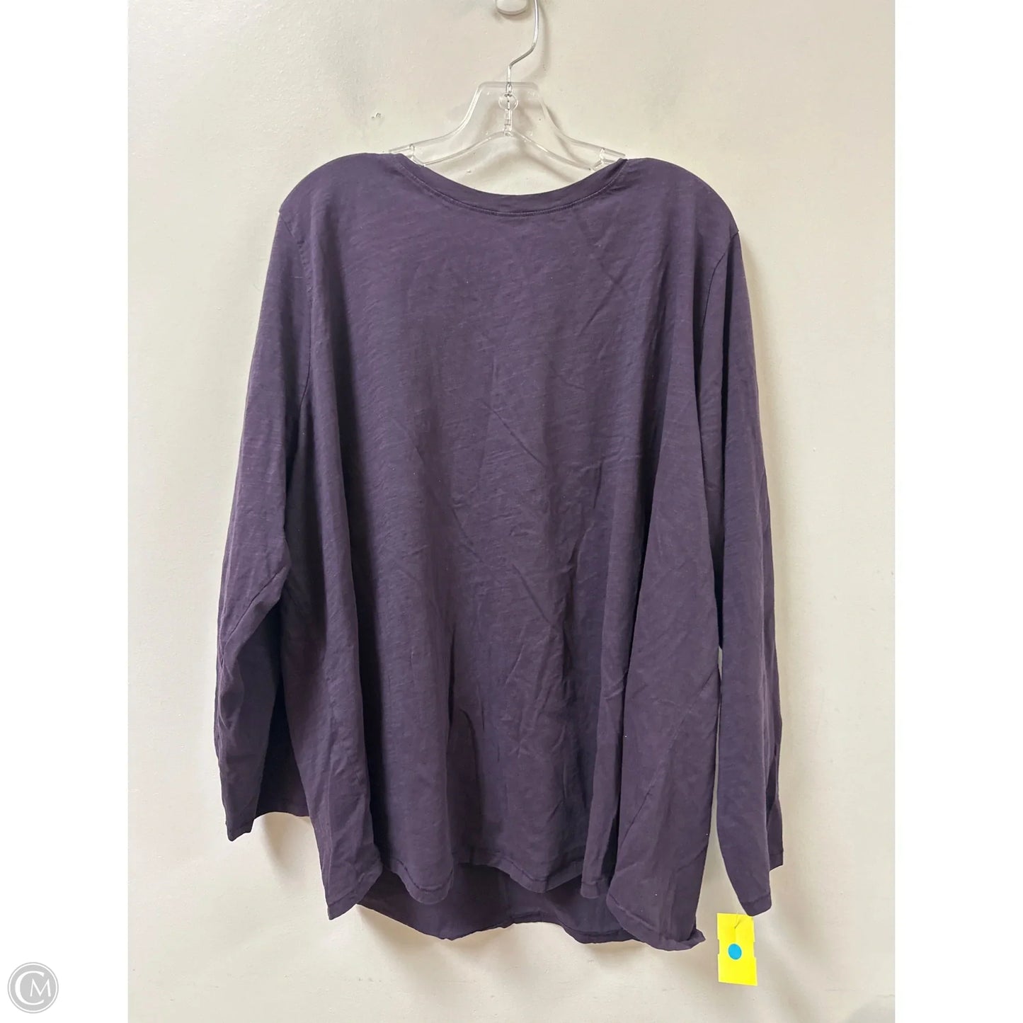 Top Long Sleeve By Sonoma In Purple, Size: 3x