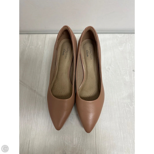 Shoes Heels Stiletto By Clarks In Tan, Size: 7