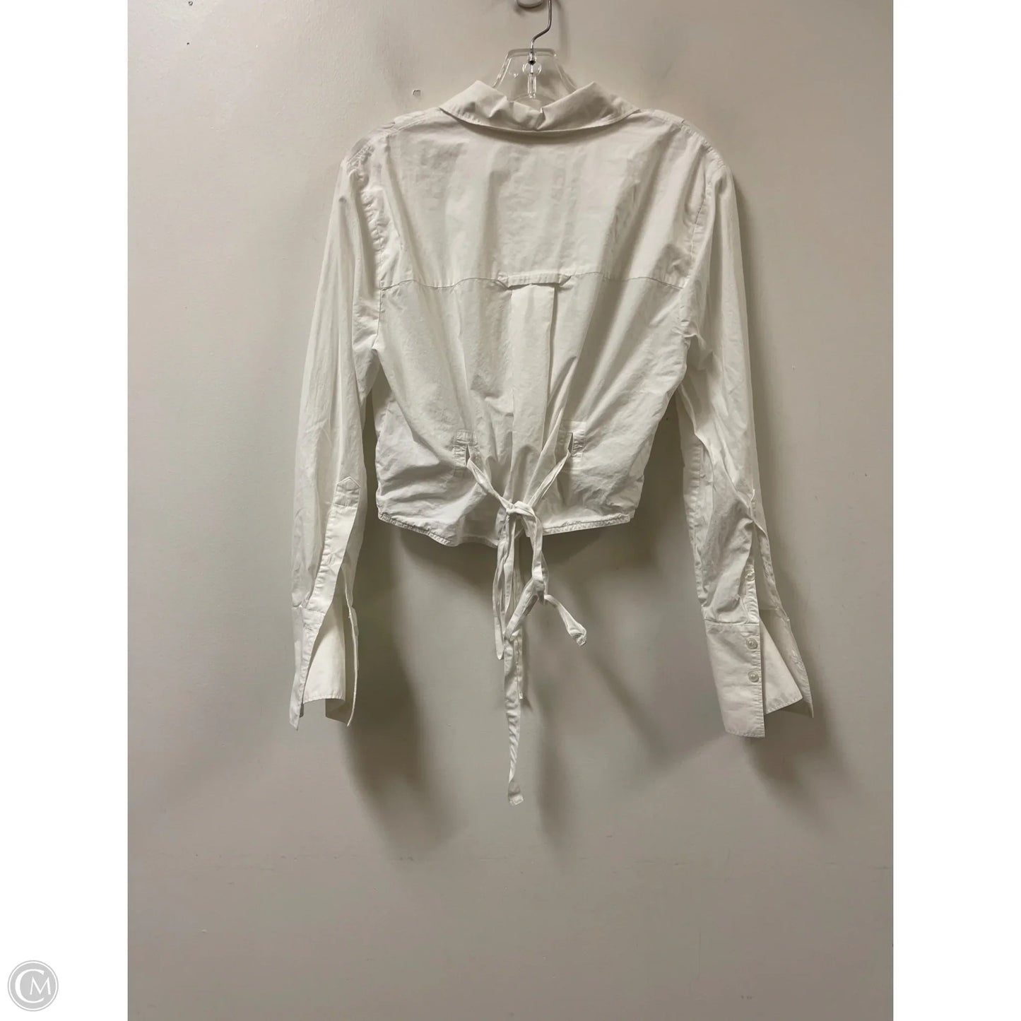Blouse Long Sleeve By Citizens Of Humanity In White, Size: M