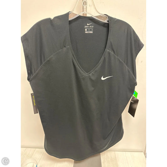Athletic Top Short Sleeve By Nike In Black, Size: Xl