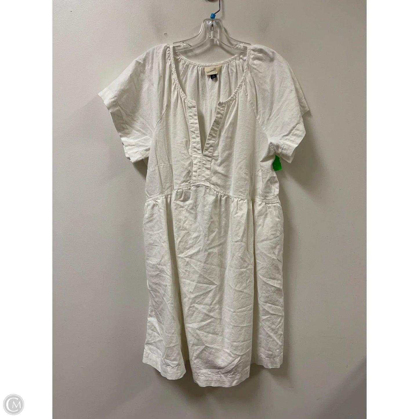 Dress Casual Midi By Universal Thread In White, Size: 1x