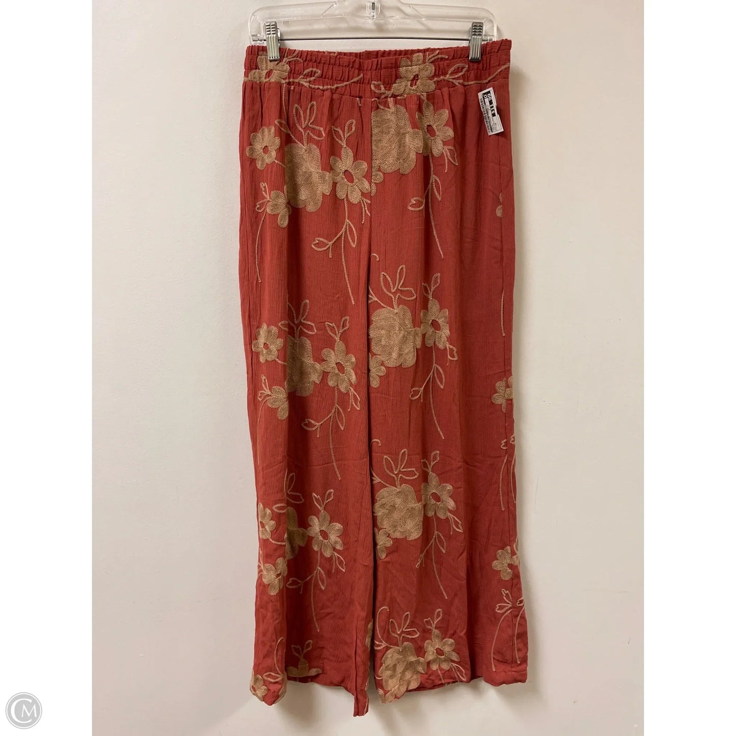 Pants Lounge By Clothes Mentor In Orange, Size: 10