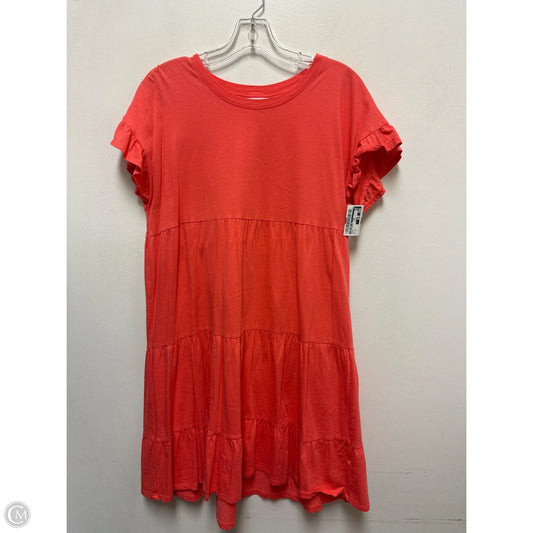 Dress Casual Short By Time And Tru In Orange, Size: M