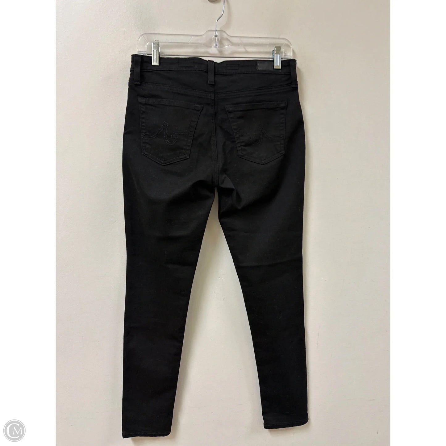 Jeans Skinny By Ag Jeans In Black, Size: 6
