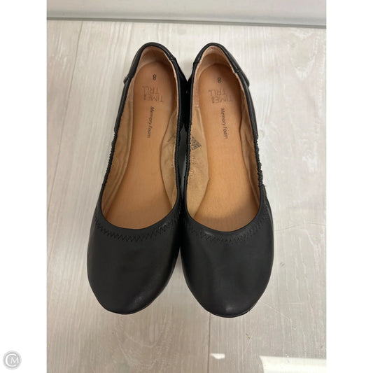 Sandals Flats By Time And Tru In Black, Size: 8