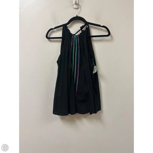 Top Sleeveless By Knox Rose In Black, Size: S