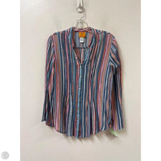 Blouse Long Sleeve By Ruby Rd In Multi-colored, Size: S
