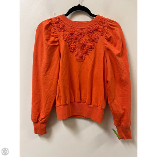 Sweater By Anthropologie In Orange, Size: Xs