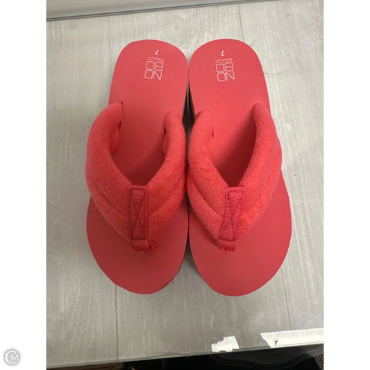 Sandals Heels Wedge By No Boundaries In Pink, Size: 7