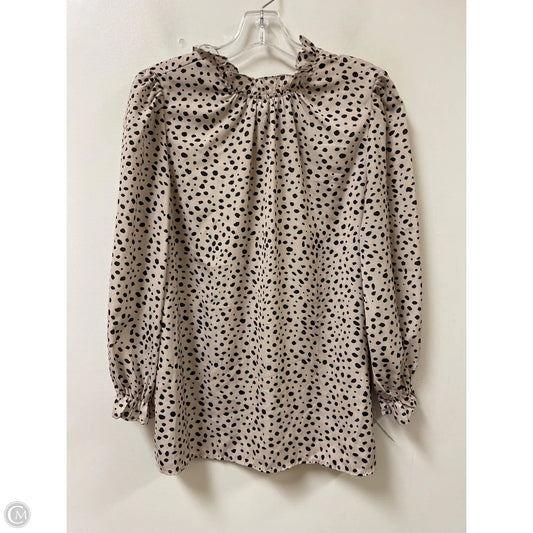 Top Long Sleeve By Clothes Mentor In Animal Print, Size: L