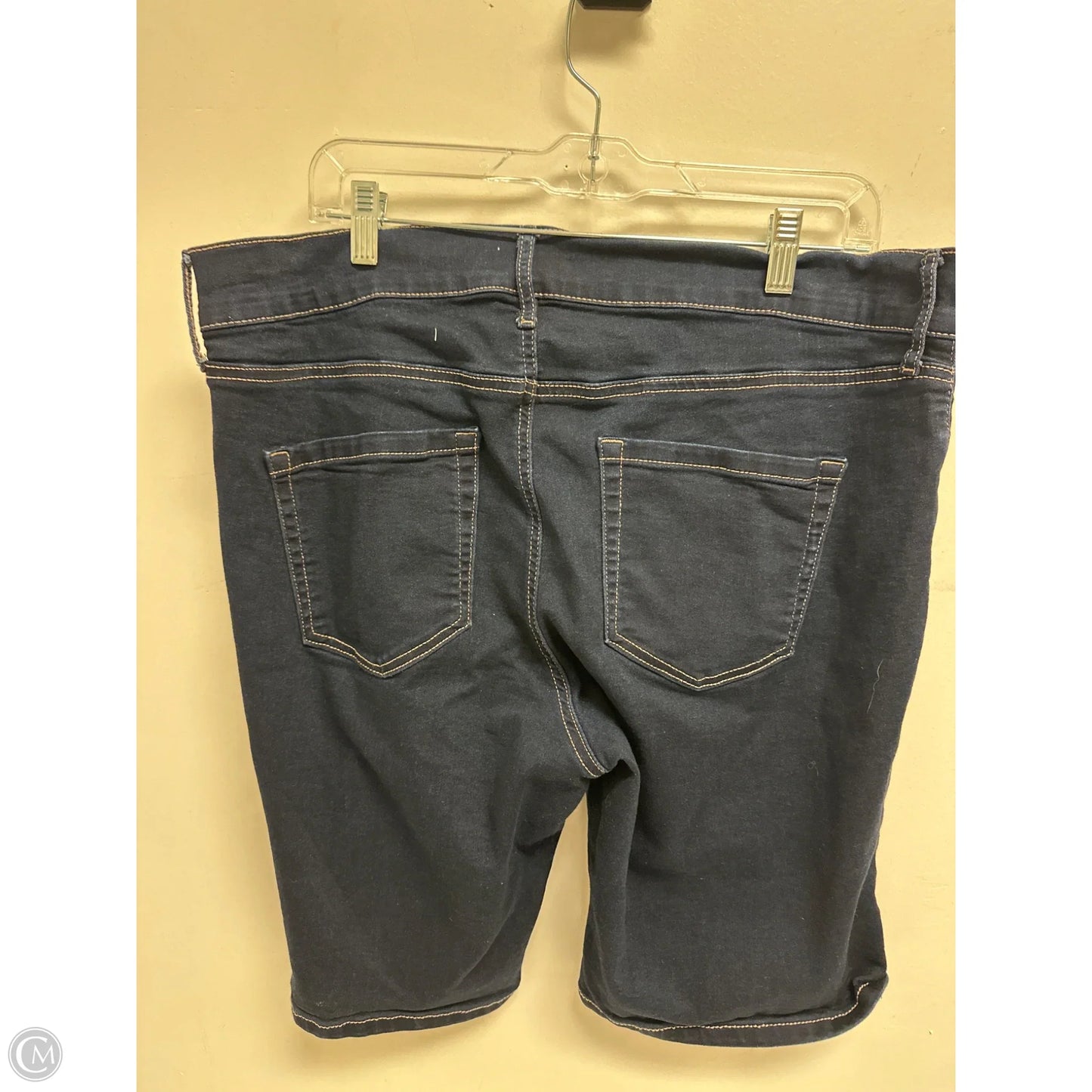 Shorts By Nine West In Blue Denim, Size: 18