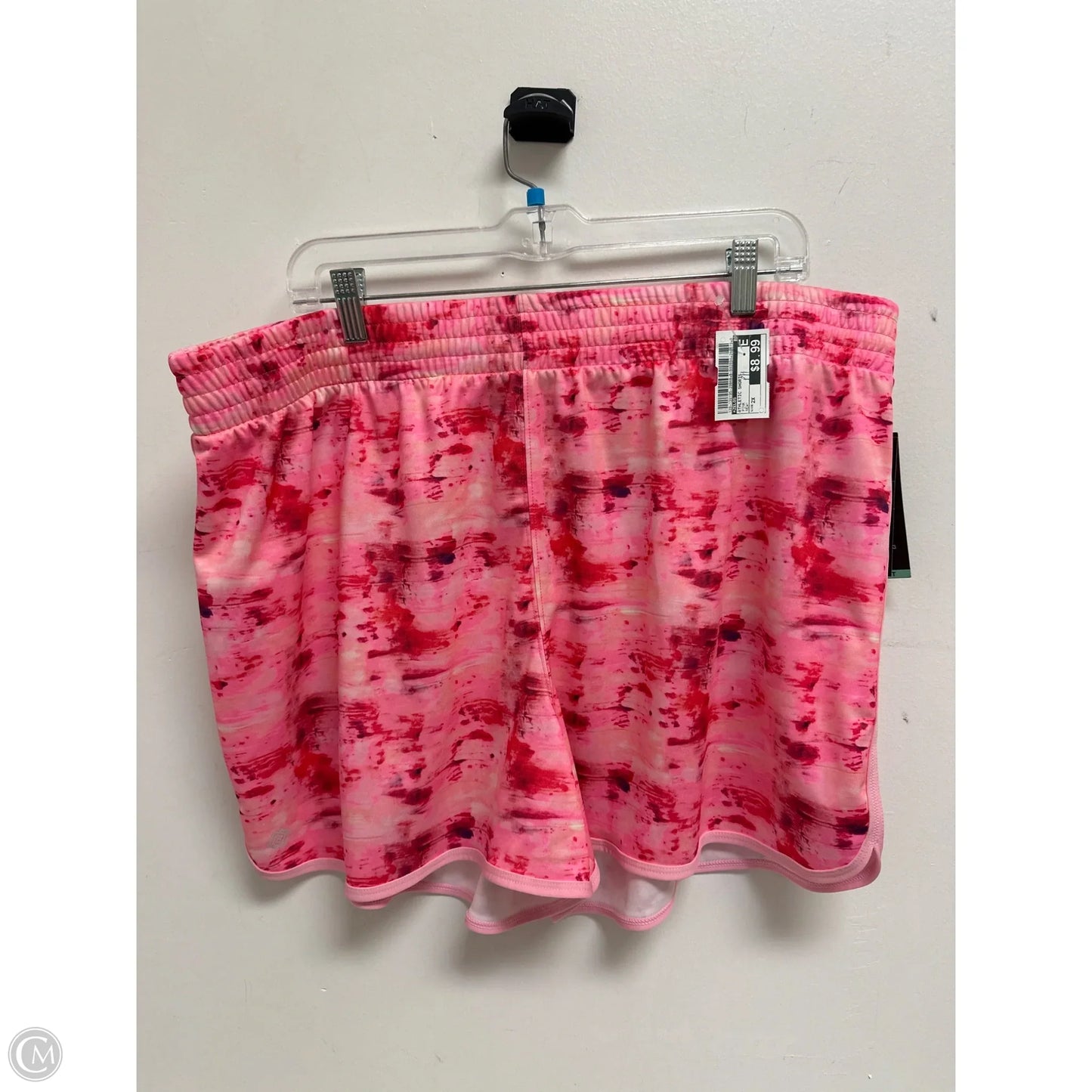Athletic Shorts By Zelos In Pink, Size: 2x
